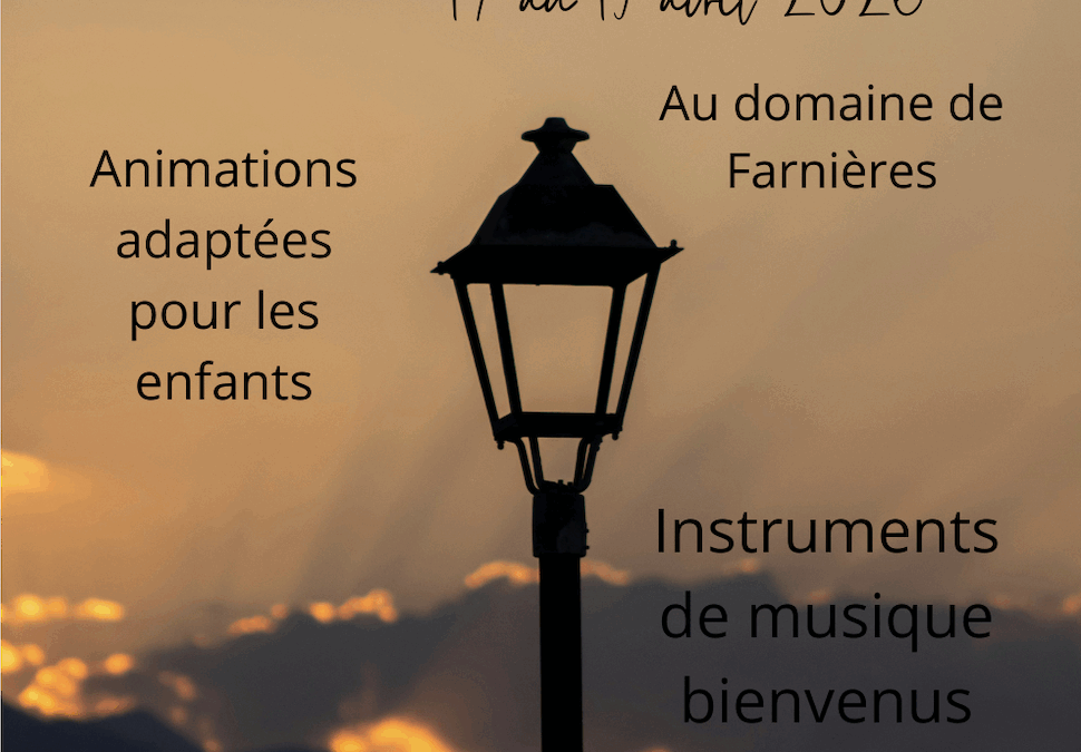 Foi et Nature – 17-19 avril 2026 « Les Luminaires »